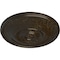 Ekena Millwork Jefferson Ceiling Medallion (Fits Canopies up to 2 7/8"), 11 3/4"OD x 3/8"P, Stone Hearth Crackle CM12JESHC - alternate 2